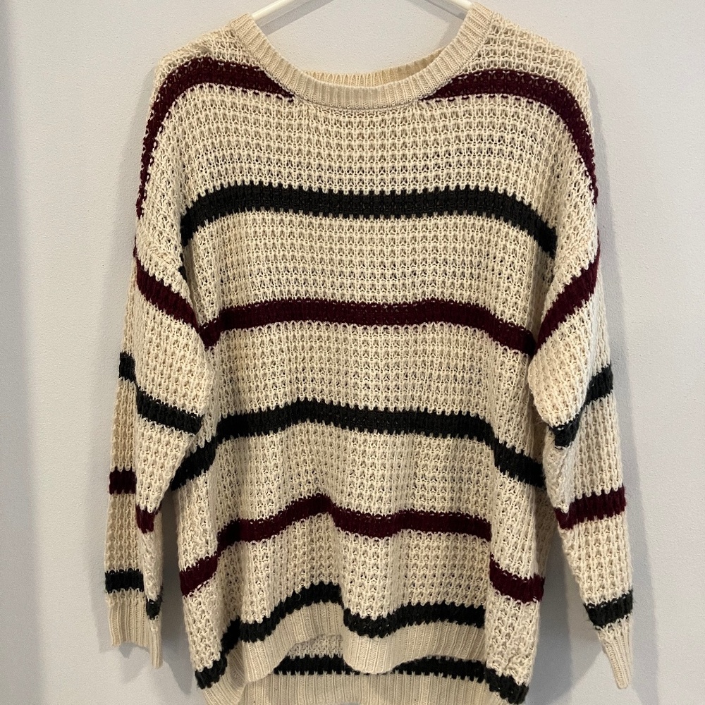 Striped Oversized Sweater
